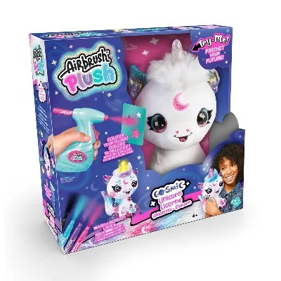 Airbrush Plush Kosmisk enhörning (102811)