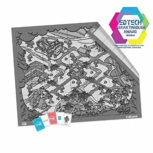 Sphero indi kodmatta och kort för läs- och skrivinlärning