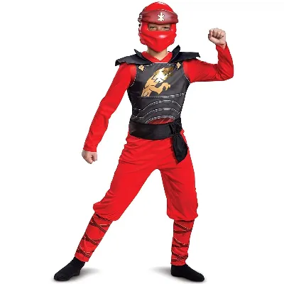 LEGO Ninjago Kai kostym, storlek S, 109-126 cm
