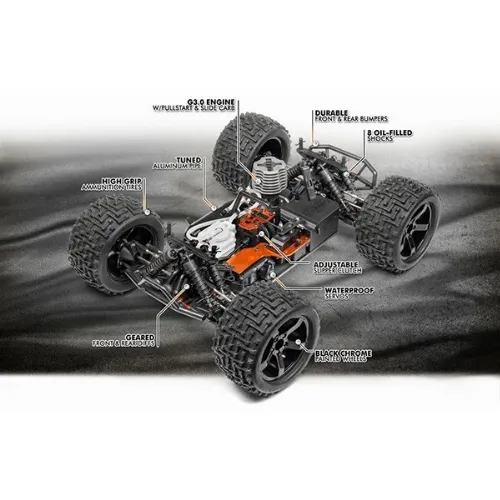 HPI Bullet ST 3.0, 1:10 Scale 4WD Nitro Star G3.0 engine