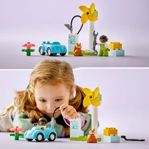 LEGO DUPLO Town 10985 - Vindkraftverk och elbil