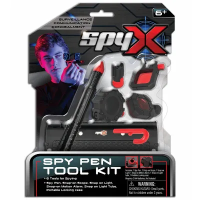 SpyX Verktygssats med spionpenna i låda (20337)