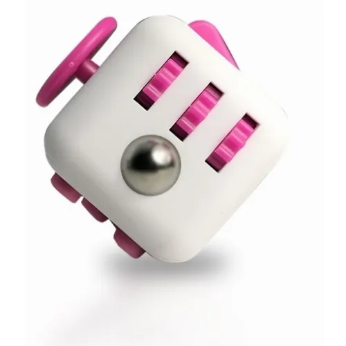 Fidget Cube, Vit/Rosa