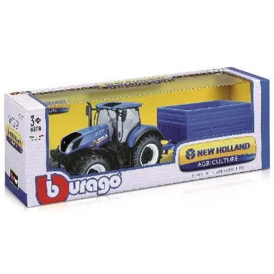 Tractor 1:32 w/trailer New Holland T7.315 ass.