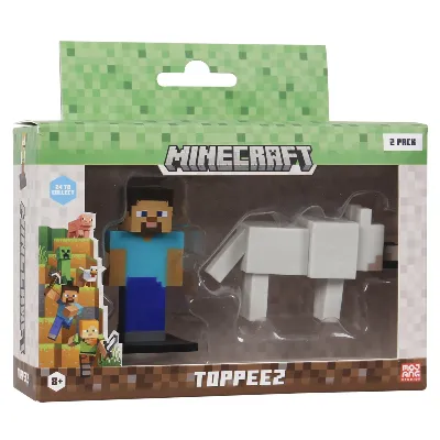 MINECRAFT 3D Figure 2 Pack Window Box - (2015MC)