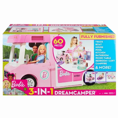 Barbie 3-in-1 DreamCamper Vehicle and