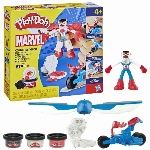 PLAY-DOH Marvel Captain America Moto Slicer
