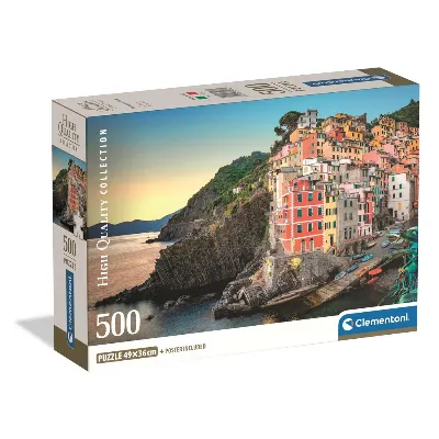 Clementoni Pussel 500 Pcs CB High Quality Collection Riomaggiore Coast