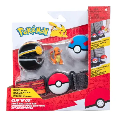 Pokémon Clip N Go Bältesuppsättning Charmander (PKW3647)