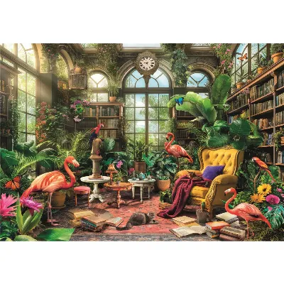Clementoni Pussel 1000 Pcs CB High Quality Collection Greenhouse Library