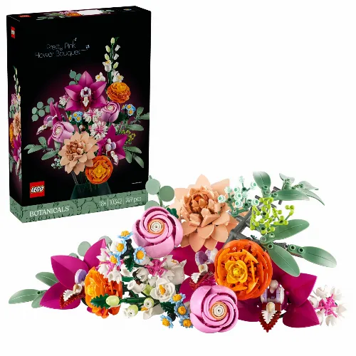 LEGO Botaniska - Vacker rosa blomsterbukett (10342)