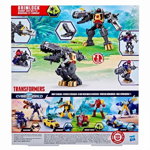 Transformers Cyberworld Grimlock Chomp & Battle 9 Inch Actionfigur