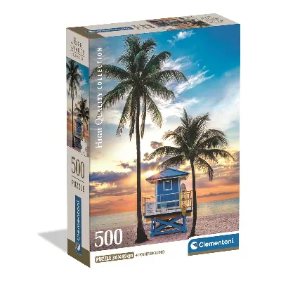 Clementoni Pussel 500 Pcs CB High Quality Collection Miami Beach Florida