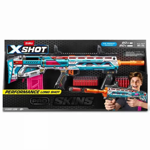 X-Shot Skins Pro Series - Longshot Blaster (40 dartpilar) (36600)