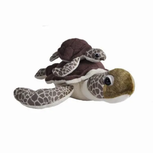 Wild Republic Gosedjur Mom & Baby 38 cm Havssköldpadda
