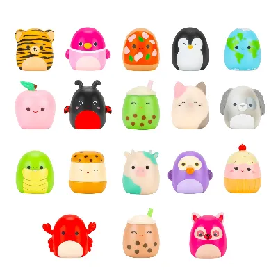 Squishalongs 2,5 cm Clip-a-long 3 Pack Asst S3 (2520081)