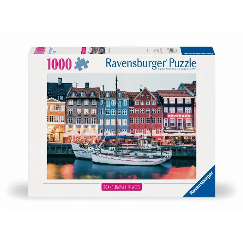 Ravensburger Pussel Skandinaviska Köpenhamn Danmark 1000p (12000111)