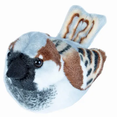 Wild Republic Gosedjur Bird With Sound 18 cm Gråsparv