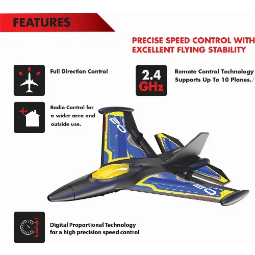 Silverlit Flybotic Sonic Evo - fjärrstyrt flygplan