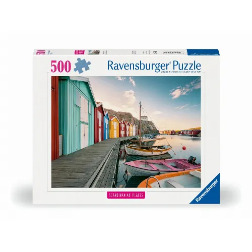 Ravensburger Pussel Båthusen I Smogen 500p (12000847)