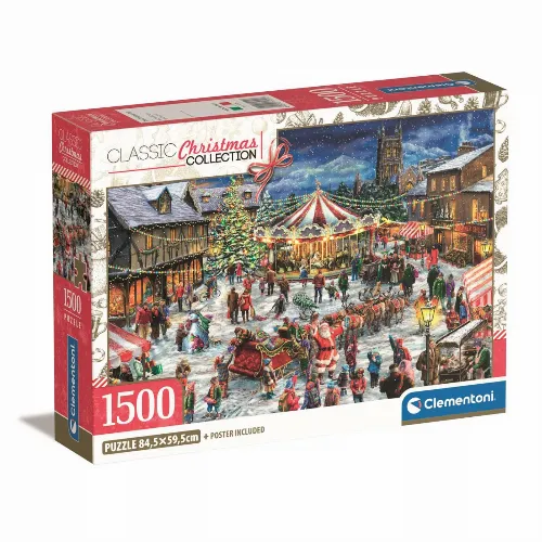 Clementoni Pussel 1500 Pcs CB The Christmas Fair