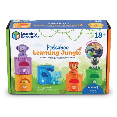 Learning Resources Peekaboo Djungel för lärande (LSP6815-SCA)