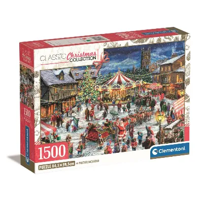 Clementoni Pussel 1500 Pcs CB The Christmas Fair