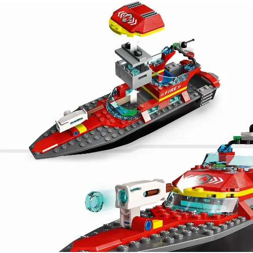 LEGO City Fire 60373 - Brandräddningsbåt