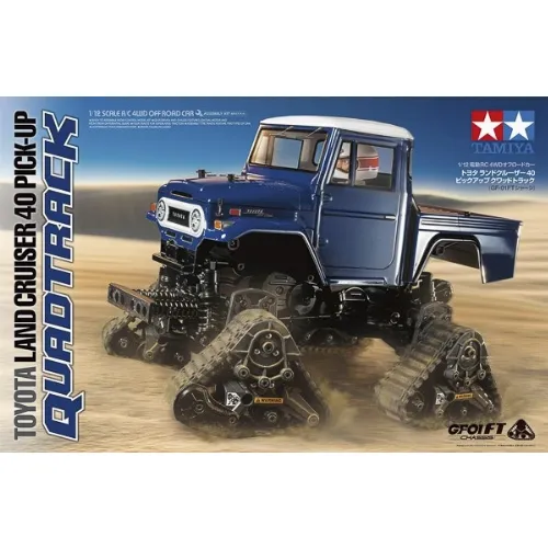 TAMIYA 1/12 R/C Toyota Land Cruiser 40 Pick-Up Quadtrack