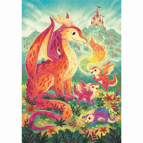 Clementoni Pussel 60 Pcs Noli A Dragon Family