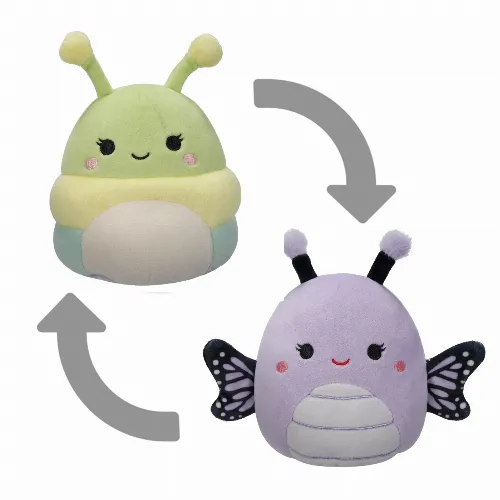 Squishmallows 13 cm P18 Plush - Flip A Mallows - Rutabaga och Bibiana