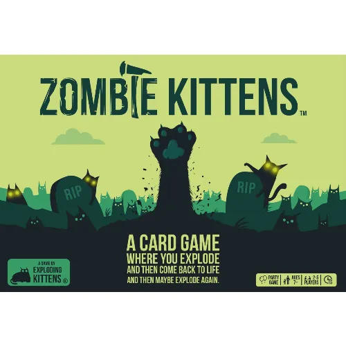 Exploding Kittens Zombie Kittens Nordic - kortspel