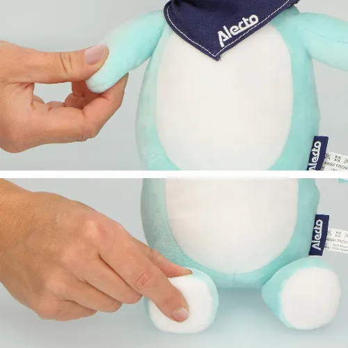 Alecto Gosedjurselefant med lugnande ljud och nattlampa