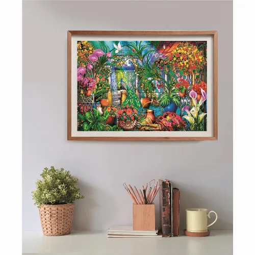 Clementoni Pussel 500 Pcs CB High Quality Collection The Greenhouse Caretakers