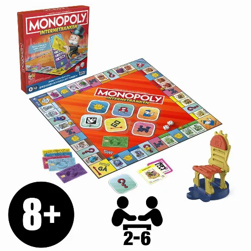 Hasbro gaming Brädspel Monopoly App Banking (SE)