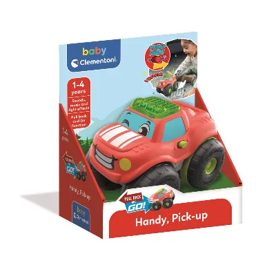 Clementoni Stunt Wheels Pullback Car Pick Up