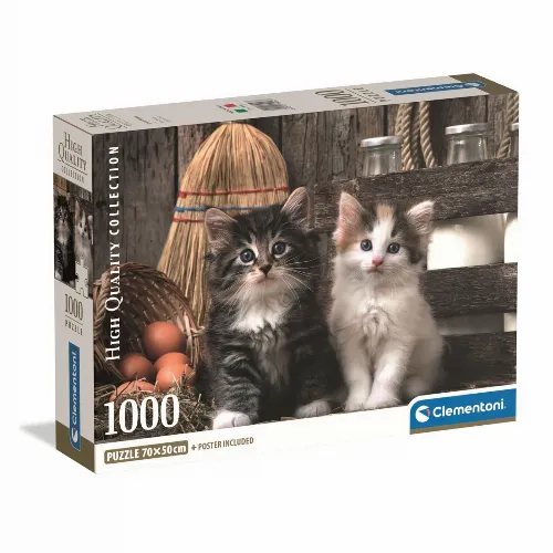 Clementoni Pussel 1000 Pcs CB High Quality Collection Lovely Kittens