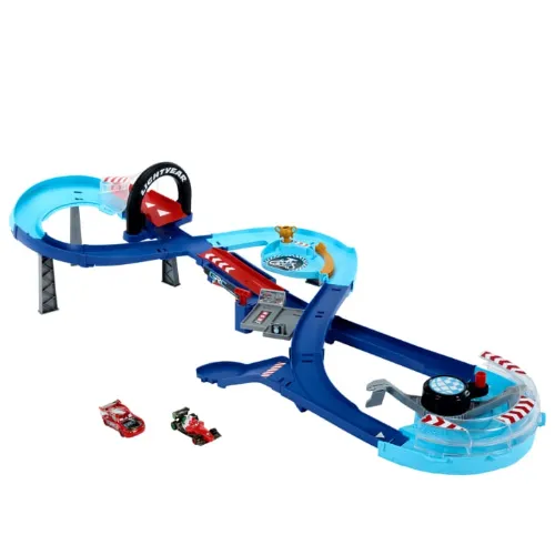 Disney Cars – GRC Super Play Set with McQueen and Francesco (HXJ32)