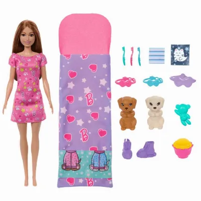 Barbie Pyjamasparty för valpen (HXN01)