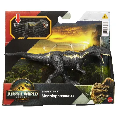 Jurassic World Rebirth Strike Attack - Monolophosaurus