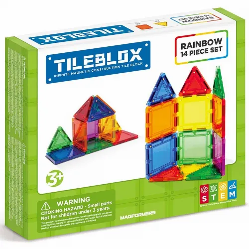 Tileblox Rainbow - 14 st set (3200)