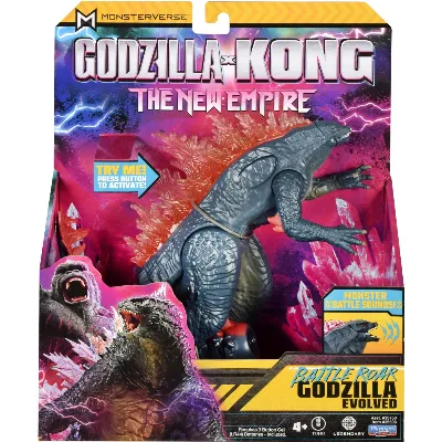 Godzilla x Kong: The New Empire Deluxe Battle Roar Godzilla Evolved Figure, 17,5 cm