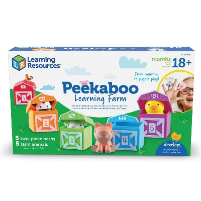 Learning Resources Peekaboo lärorik bondgård (LSP6805-SCA)
