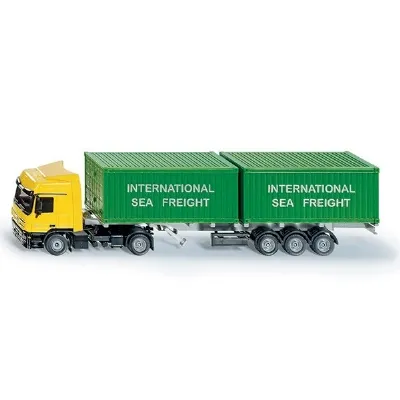 Lastbil med Container 1:50