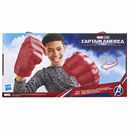 Marvel Avengers Captain America NWO, Red Hulk Smash Fists Gamma