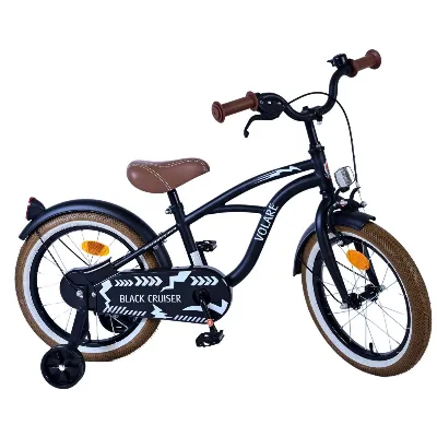 Volare Children's Bicycle 16 - Black Cruiser (21602-SACB)