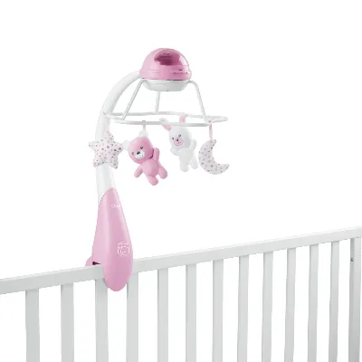 Chicco Rainbow spjälsängsmobil rosa (300-00011041100000)