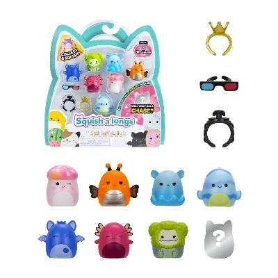Squishalongs 2.5 cm 8-pack S2 - Stil 2