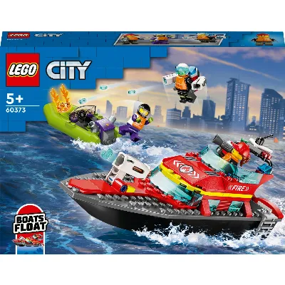 LEGO City Fire 60373 - Brandräddningsbåt