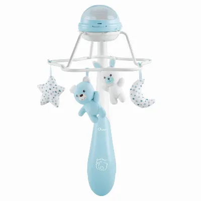 Chicco Rainbow spjälsängsmobil ljusblå (300-00011041200000)